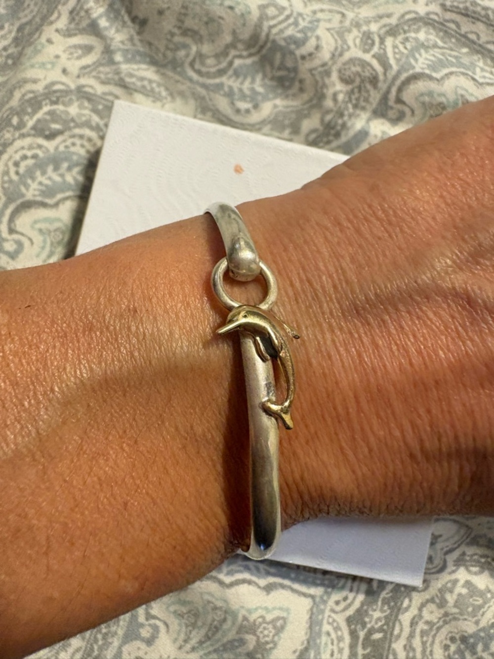 Small bangle sterling silver